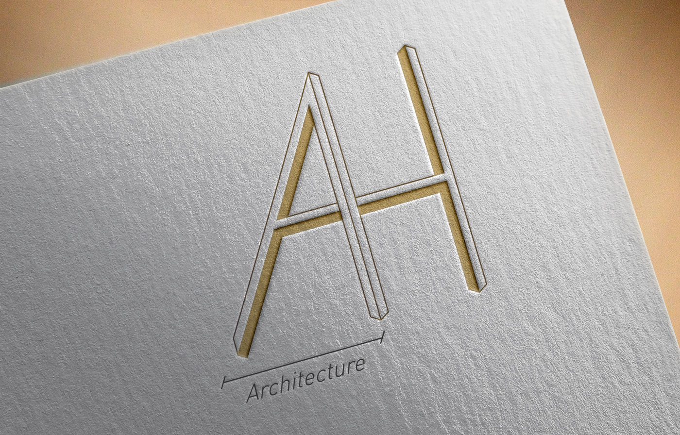photo du projet Anthony Humblet, architecte. Création de l'identité visuelle, branding, logo, CV.